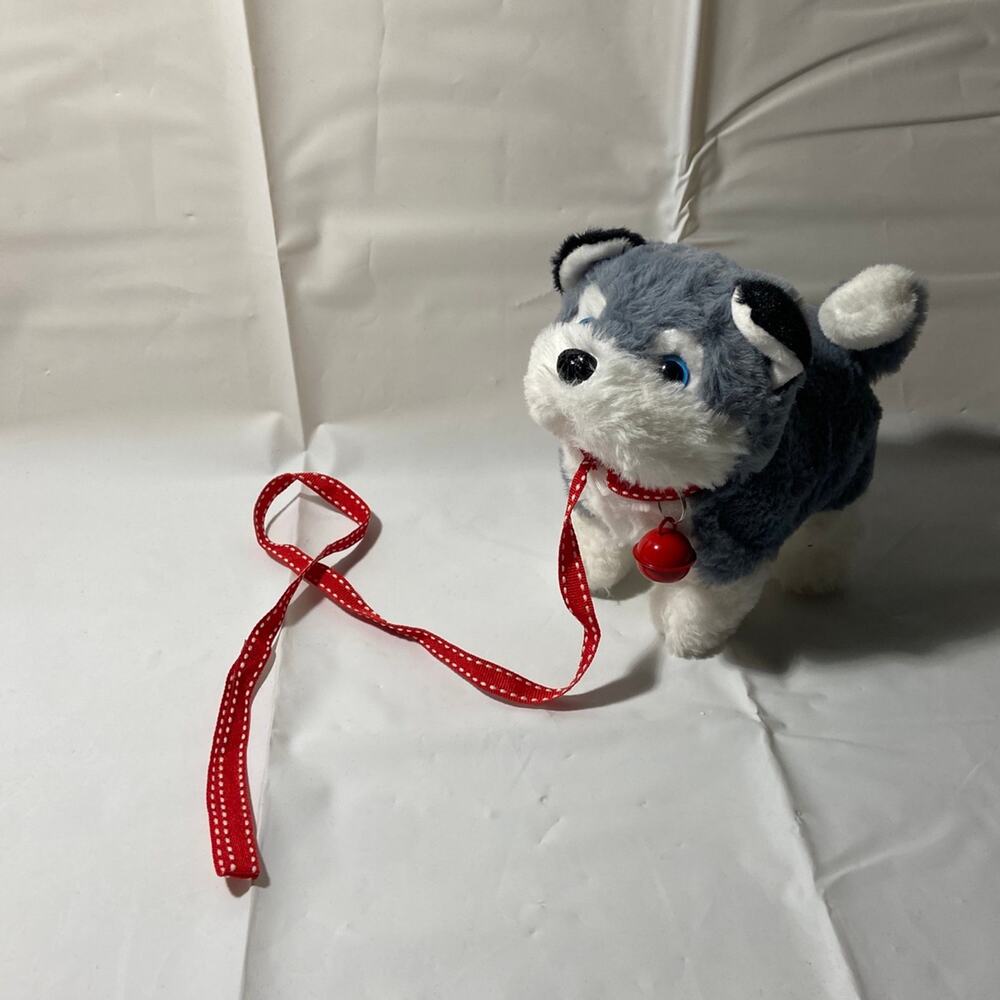 Walking talking toy dog